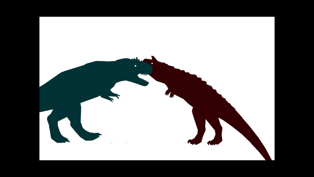 t rex vs carnotaurus